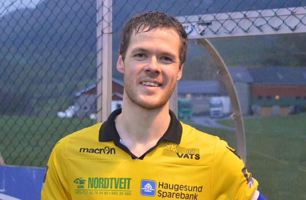 Heimelaget sin kaptein, Tore Berakvam Stokka vart kåra til banens beste. Foto: Magne Skålnes