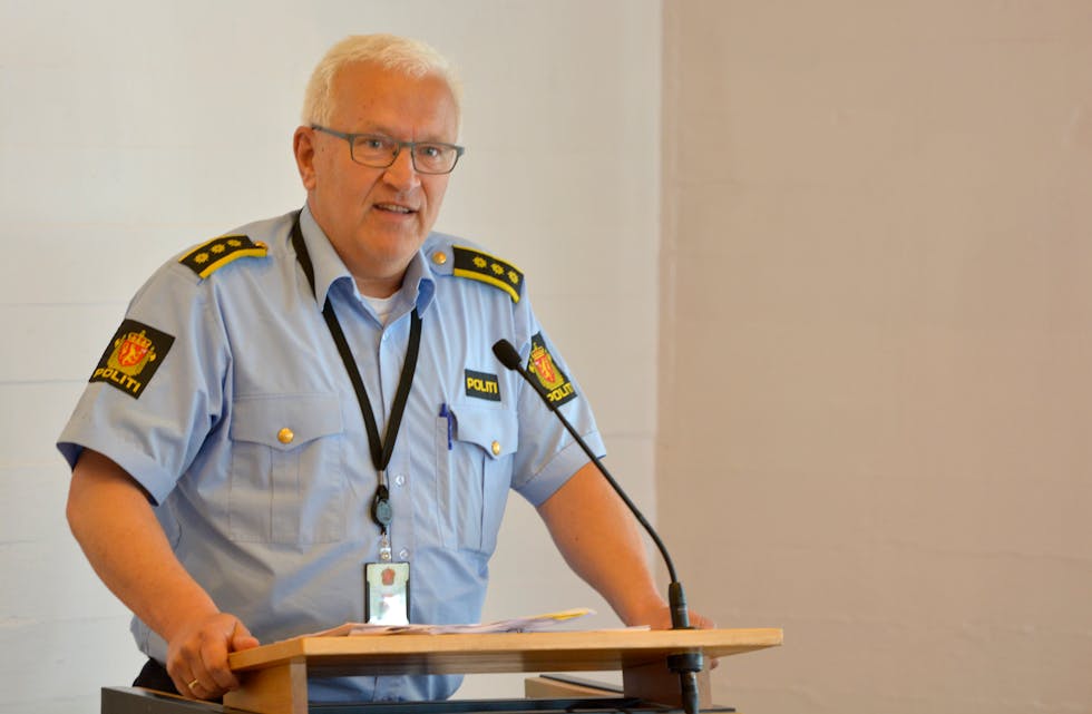 Lensmann Ingvar Gjærde er kritisk til rådmannen sitt forslag om å kutte SLT-koordinatoren.
FOTO: TORSTEIN NYMOEN