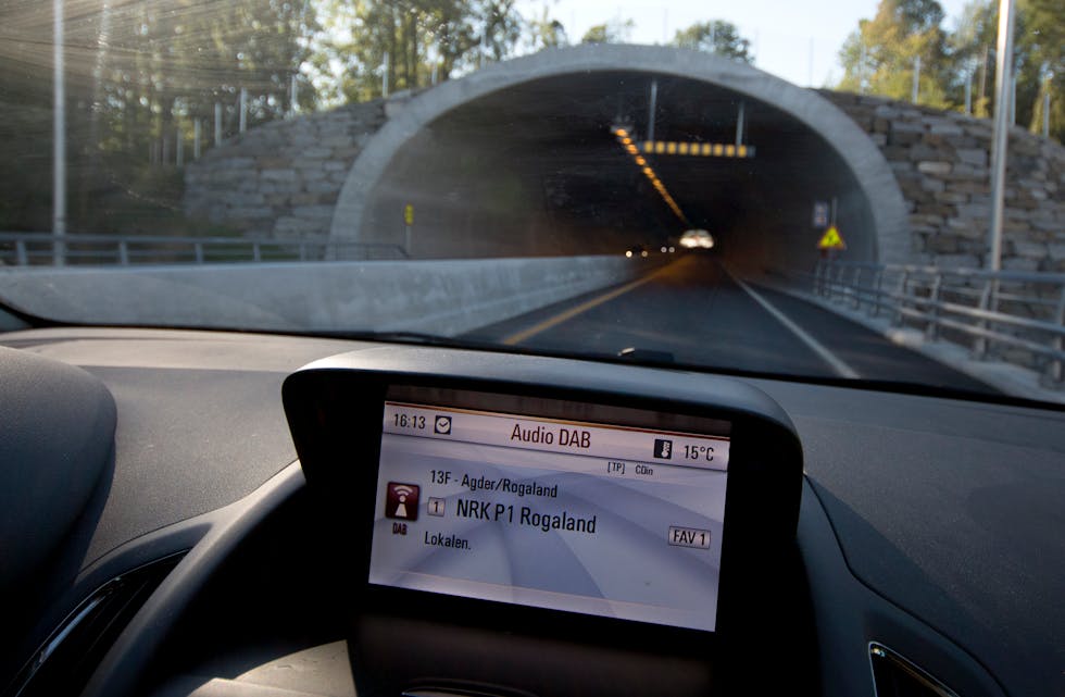Dei to tunnelane i Skjold er for korte til at Statens vegvesen prioriterer naudnett og DAB-signalar i dei.
FOTO: TORSTEIN NYMOEN