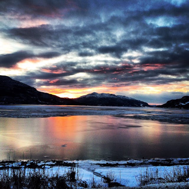 Vindafjorden ein vinterdag.
Foto: Eric Jacoby
