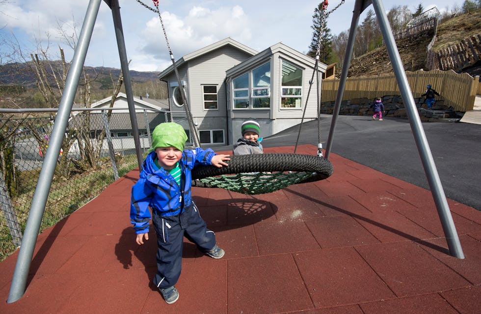 Småfolk barnehage i Etne blant fem nominerte i landsomfattande kåring.
Arkivfoto: Torstein Tysvær Nymoen