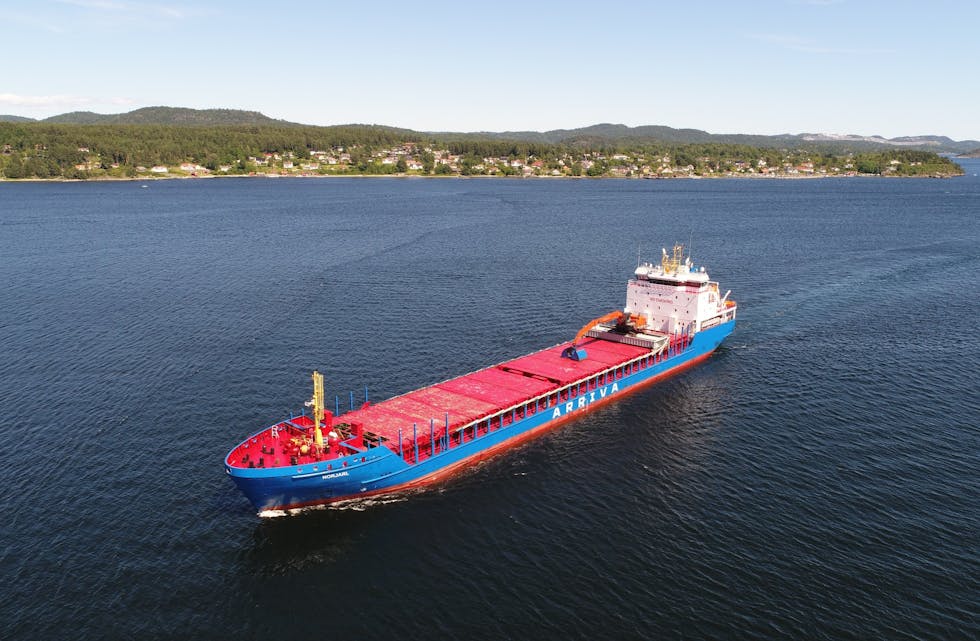 «Norjarl» er det nyaste og største skipet til reiaralget Arriva Shipping AS i Ølensvåg. 
FOTO: ARRIVA SHIPPING