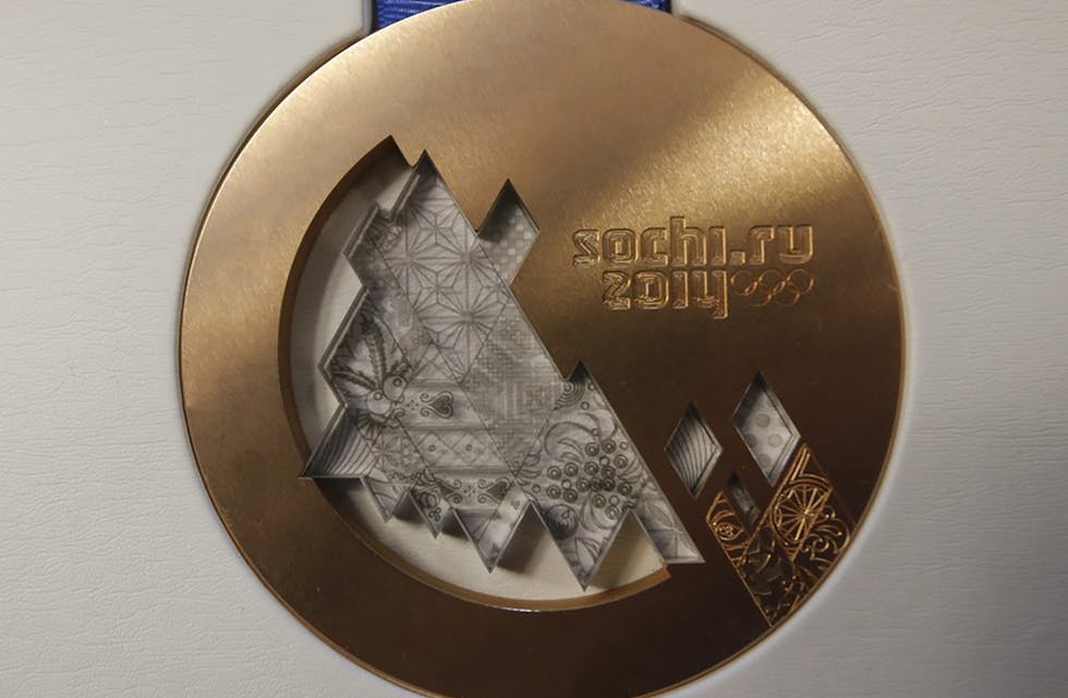 Ein slik bronsemedalje får Chris Jespersen tilsendt i posten.