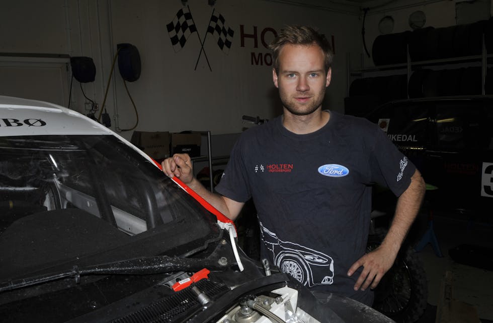 Daniel Holten har fått fart på bilen og vann helgas EM-runde.
Foto: Holtenmedia