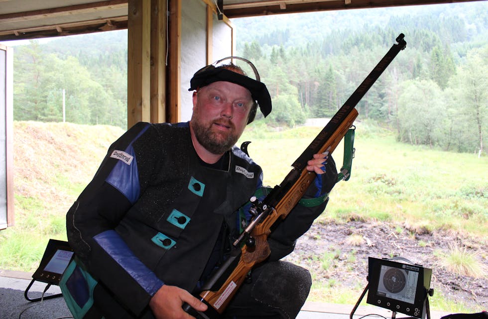 Blant 5.000 skyttarar i Stjørdal. Kjell Helge Berge (48) er klar for sitt første Landsskyttarstemne.
FOTO: ØYSTEIN SILDE FRØNSDAL