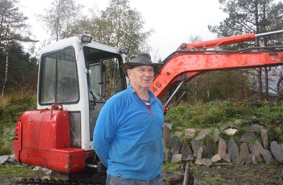 62 år gamle Kjetil Øyjord har ein draum om å få fast arbeid som maskinkøyrar.
Foro: Irene Mæland Haraldsen