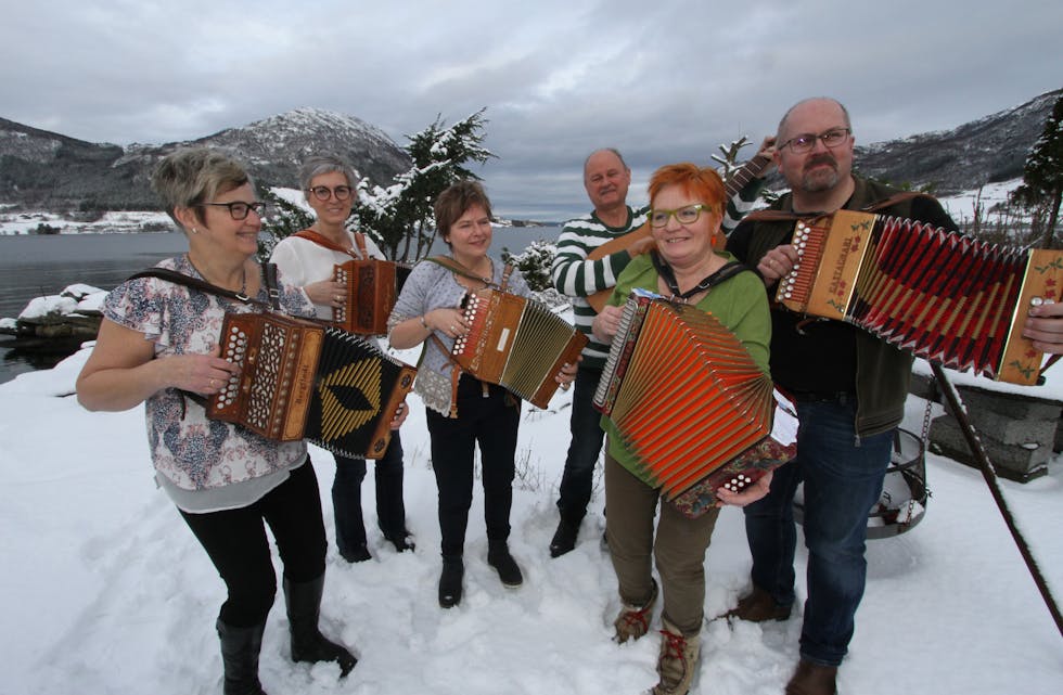 Belgtøttene skal spele utandørskonsert ved dei to omsorgssentra i Vindafjord måndag.
ARKIVFOTO: JON EDVARDSEN