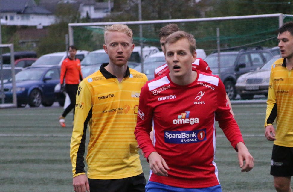Morten Frøland og Rune Torstenbø kan sjå fram mot omkamp mellom Ølen og Vats94/Skjoldar 3. juni. Foto: Magne Skålnes