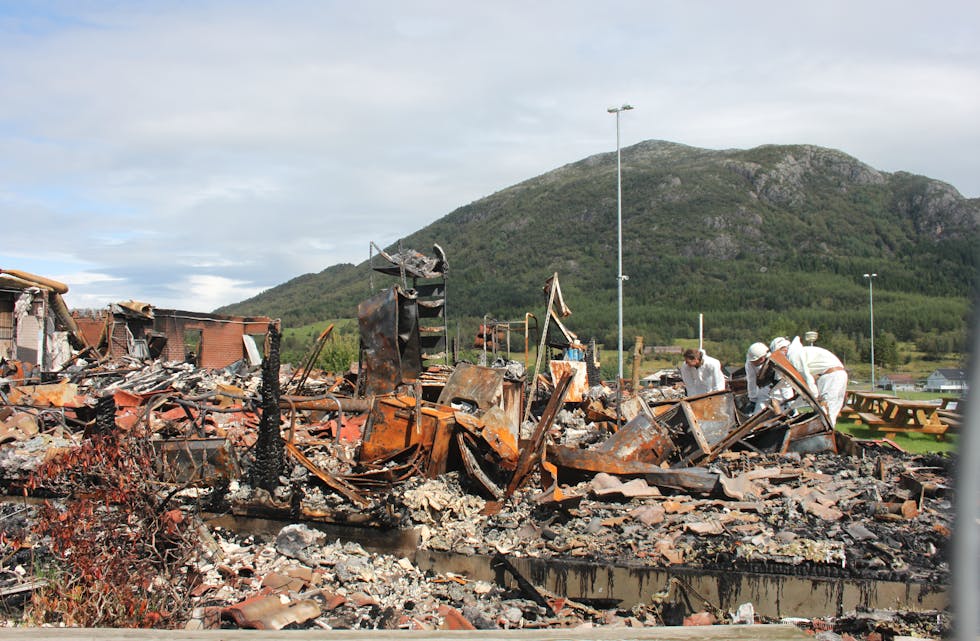 Eitt år har gått sidan Vindafjordhallen i Vats brann ned til grunne.
Arkivfoto: Sirianne Vikestad