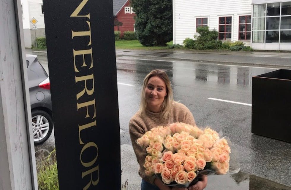Birte Eliassen overtar som dagleg leiar for blomsterbutikken i Skånevik.
Foto: Privat