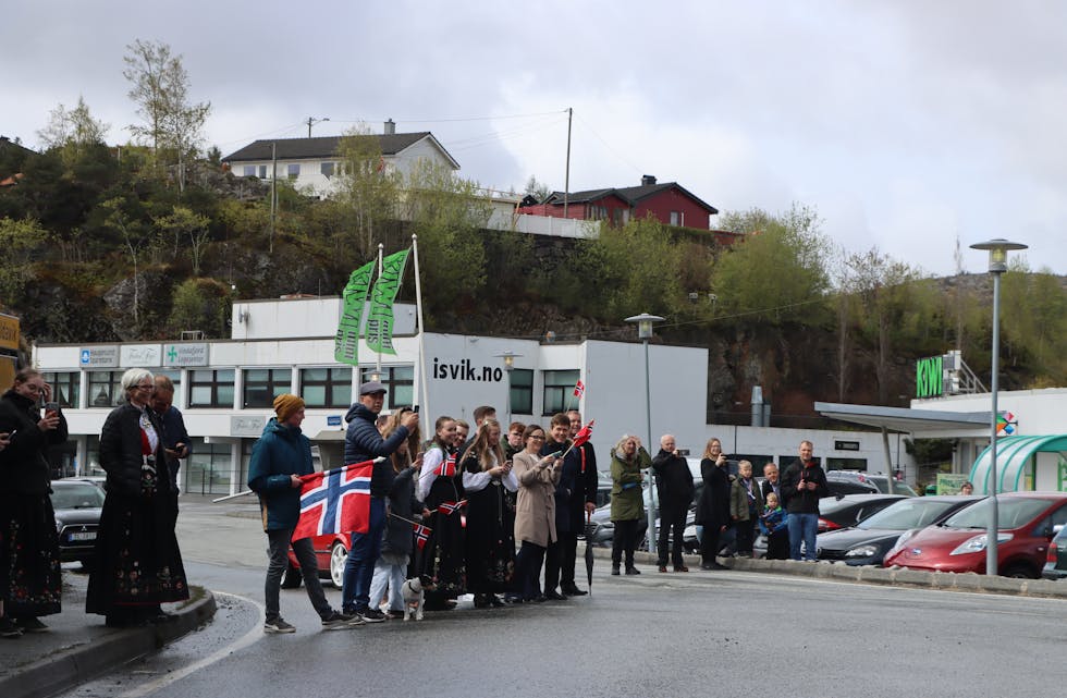 17.mai stemning i Isvik. Foto:Irene Mæland Haraldsen