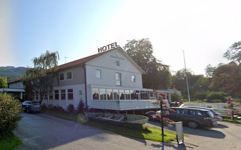 Skånevik Fjordhotell.
Foto: Google Maps