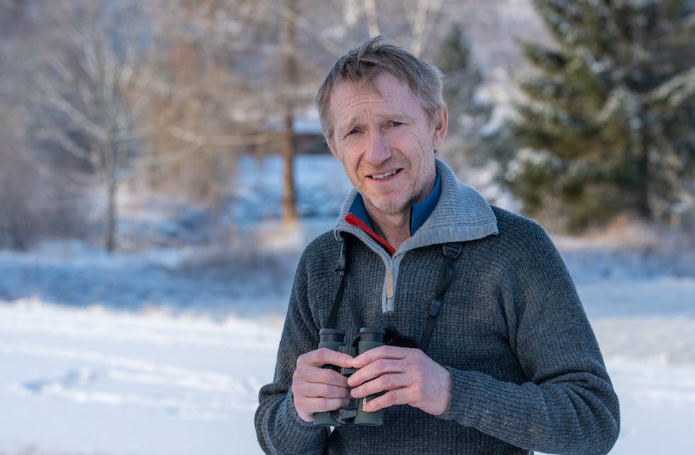 Terje Håheim er Etne sine lokale fugleekspert. Onsdag held han føredrag på Åkrafjordtunet
FOTO: TORSTEIN TYSVÆR NYMOEN