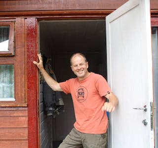 Wolfgang Mai leiger alltid hytte når han er på Kyrping.