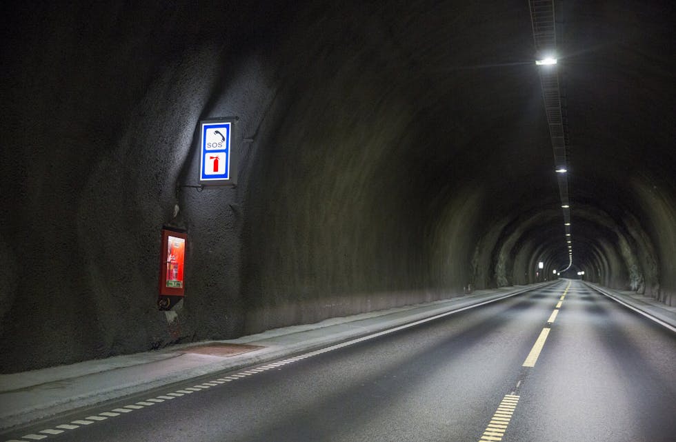 Tunnelar er statistisk sett noko av det tryggaste ein kan ferdast i, seier Vegvesenet. Illustrasjonsfoto: Tore Meek / NTB / NPK