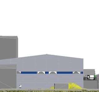 Dette var Renevo AS sitt planlagde biogass-fabrikk på Tongane i Etne.
ILLUSTRASJON: RENEVO