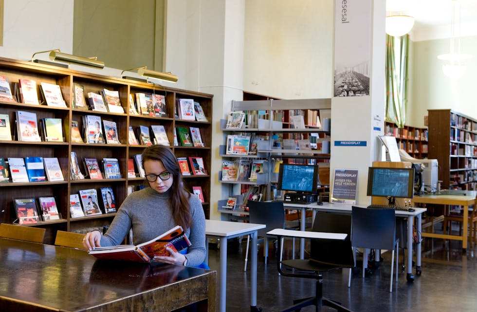 Norsk Bibliotekforening håpar at bibliotek og lesing får eit skikkeleg løft dei fire neste åra. Foto: Thomas Brun / NTB / NPK