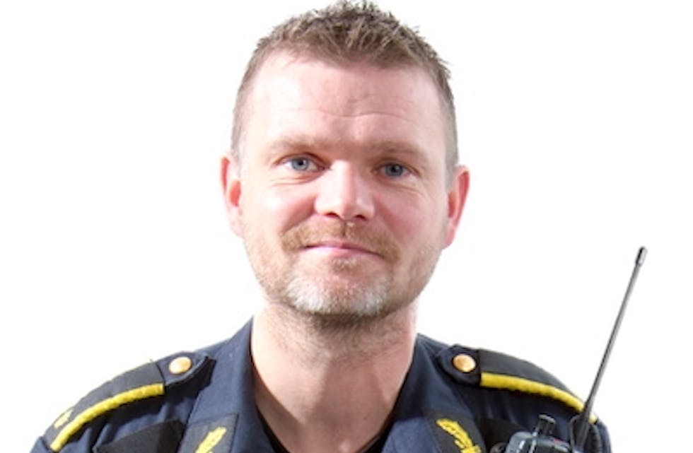 Fredrik Alvestad er tilsett i vikariatet som politistasjonssjef i Etne og Vindafjord.
FOTO: POLITIET