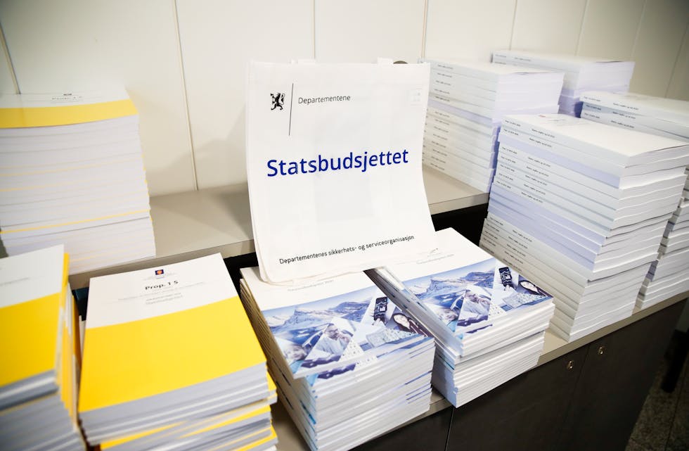 Tysdag presenterer avtroppande regjering statsbudsjettet sitt for 2022. Foto: Håkon Mosvold Larsen / NTB/ NPK