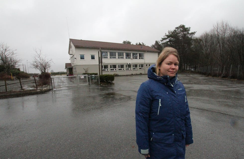 Hanne Eikemo Imsland vil behalde skule- og barnehagetilbodet på Imsland. 
Foto: Grethe Hopland Ravn