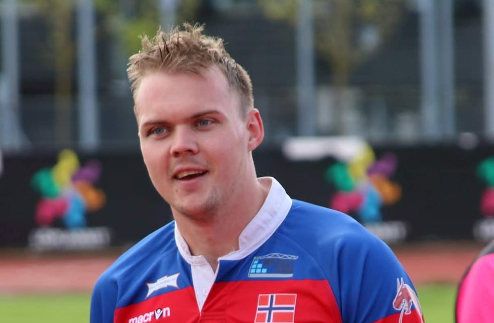 Arne Oma Torsen har spelt seks landskampar for Noreg. Foto: Privat