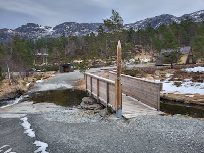 Dagsturhytta, eller Vadhytta, i Vindafjord er klar for opning tysdag i neste veke.
Foto: Vindafjord kommune