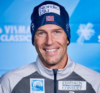 Chris Andre Jespersen frå Skånevik har gått fleire gode langløp på ski denne sesongen. Laurdag var han me i massesporten og var berre vel fem sekundar bak vinnaren. Foto: vismaskiclassics.com