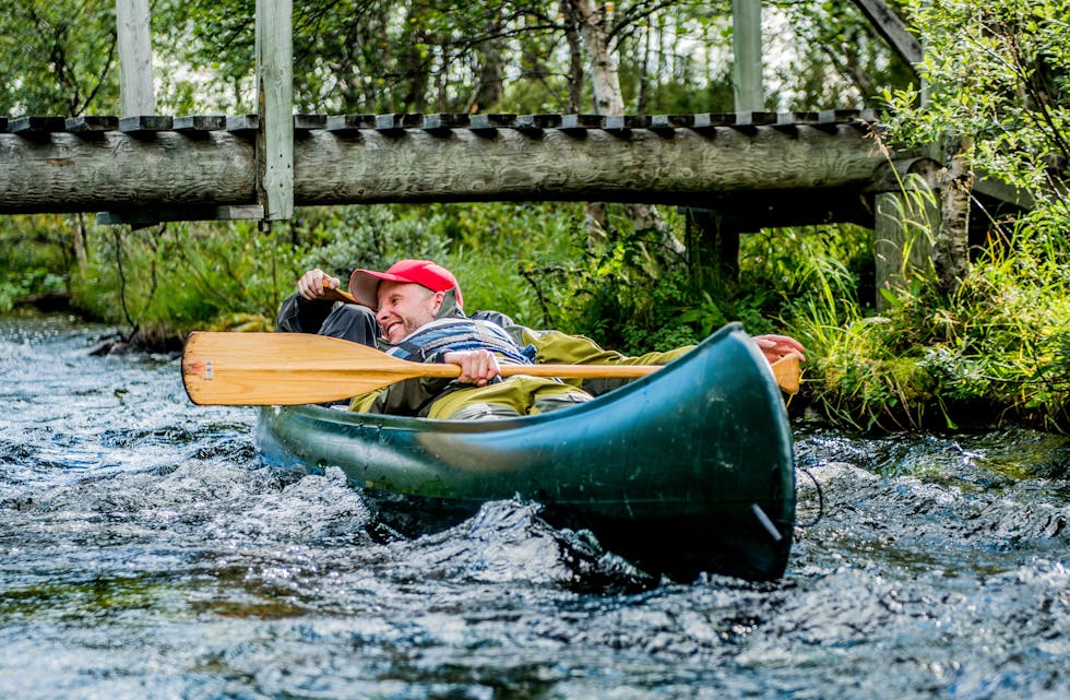 Du kan mellom anna få støtte til innkjøp av kano. Foto: Thomas Rasmus Juell Skaug / Statskog