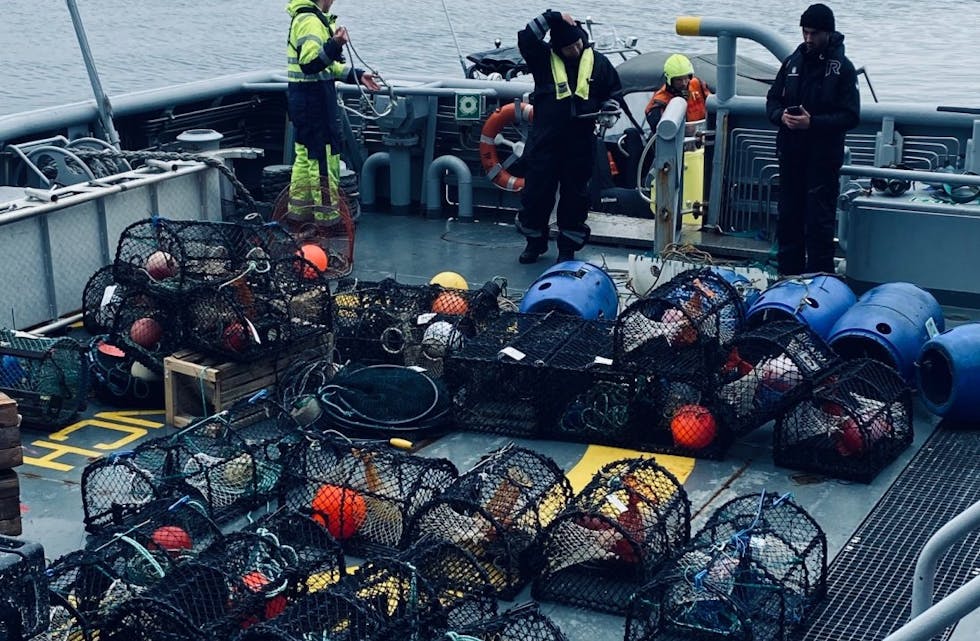 Over 120 ulovlege reiskapar vart beslagt i fellesaksjonen Foto: Fiskeridirektoratet