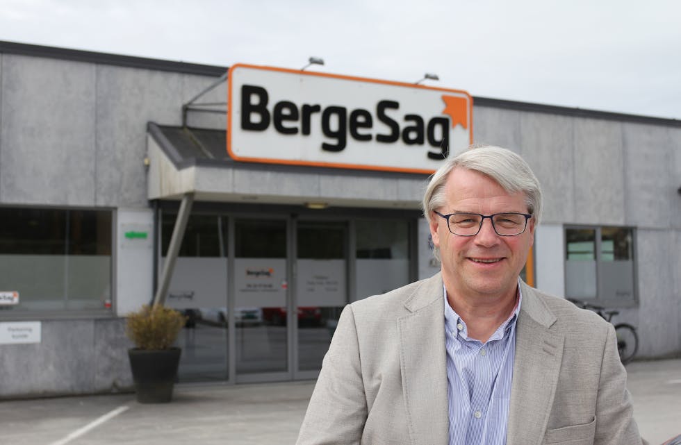 Konsernsjef Rolf L. Sjursen i Berge Sag Gruppen.
Pressefoto
