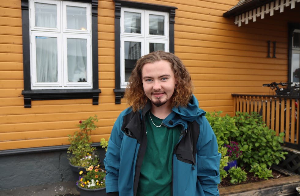 Odin Heggebø er rysta etter skytinga i Oslo. Foto: Svein-Erik Larsen