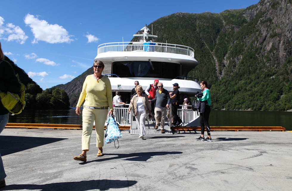 I fjor var turistane tilbake i Åkrafjorden etter pandemien, og reiselivsaktørane er optimistiske med tanke på åra som kjem.
Arkivfoto: Anita Haugland