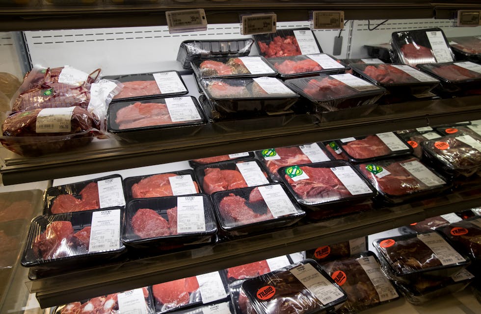 Kjøtt er blant matvarene som har hatt størst prisutvikling det siste året. Foto: Terje Pedersen / NTB / NPK