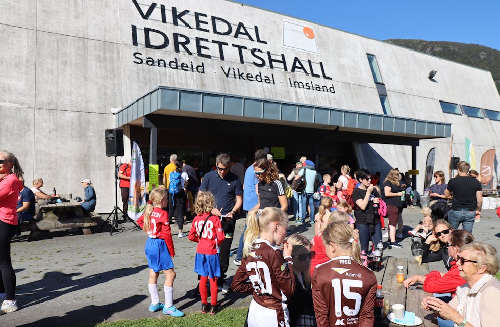 Arrangementet var sentrert rundt Vikedal idrettshall.
Her frå Joker Cup i Vikedal i 2022.