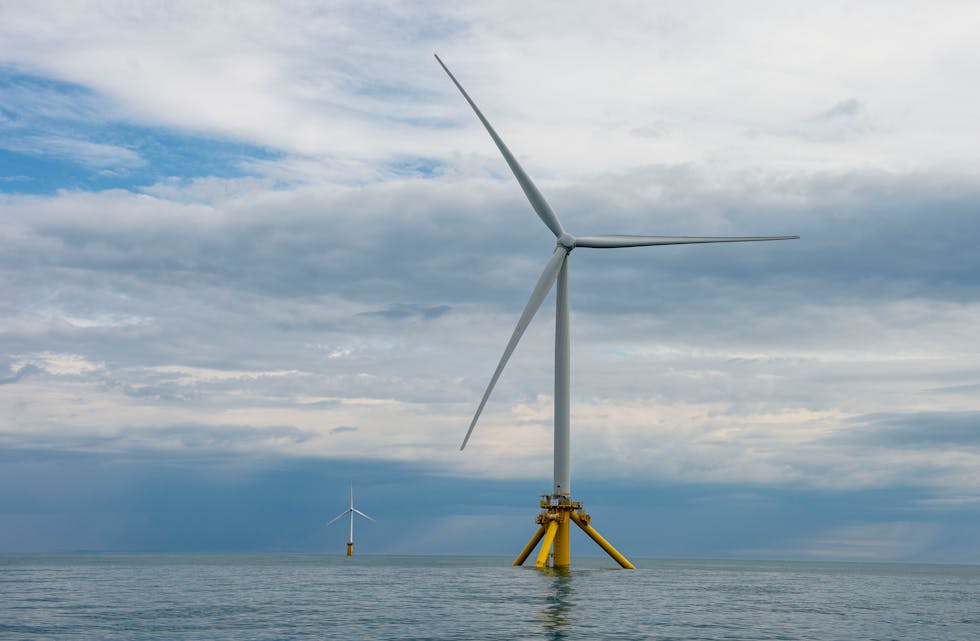 Innan 2040 skal Noreg tildele areal til havs med ein total vindkraftkapasitet på 30 gigawatt (GW). Det vil gje havvindparkane ei samla yteevne som nær svarar til summen av alle norske vasskraftverk. Arkivfoto: Carina Johansen / NTB / NPK