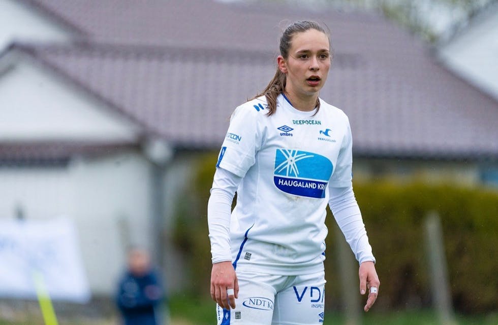 Solfrid Hetleflåt Bråthen skåra hat-trick i serieopninga i kvinnenes 2. divisjon laurdag.
ARKIVFOTO