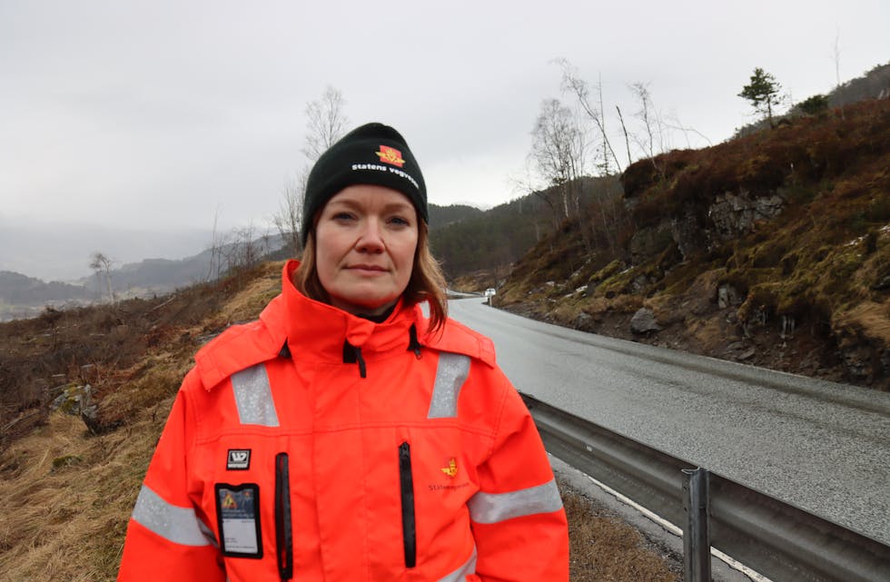 Overingeniør for forvaltning i Statens vegvesen, Ingrid Dahl, var med å undersøkte staden der Cecilie Hegge Gundersen omkom. Foto: Svein-Erik Larsen