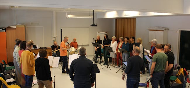 Øvingshelg for Kor è Vindafjord før to konsertar i Skjold og Sandeid.