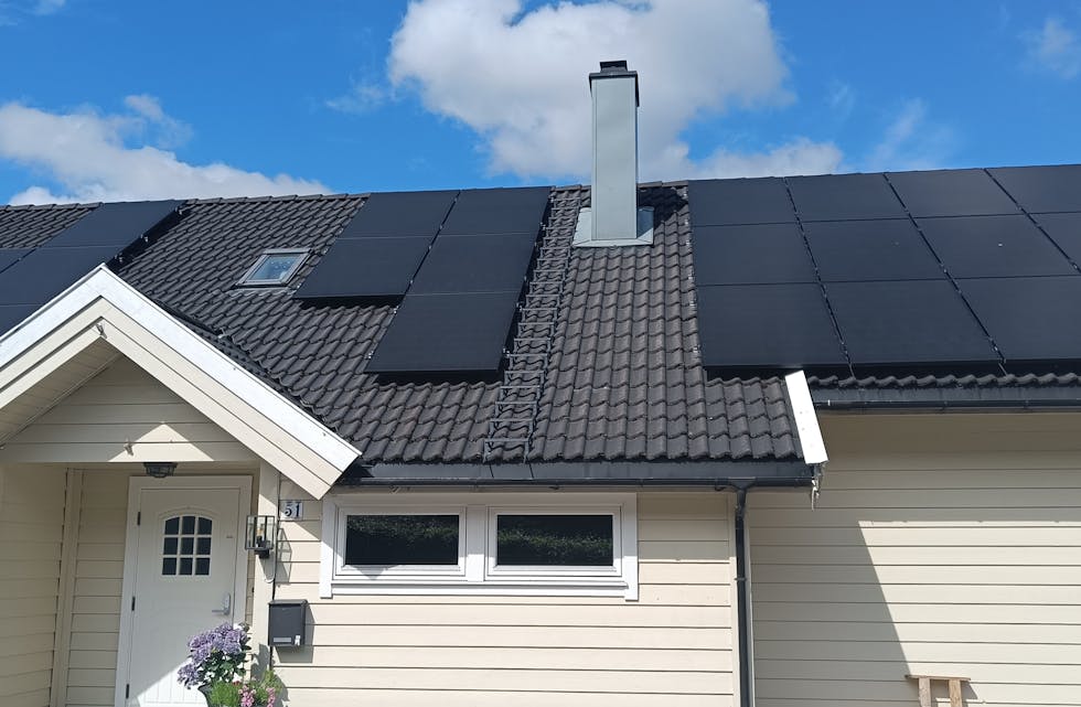 Hus med solceller på taket
Foto: Privat