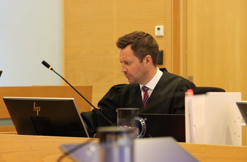 Advokat Knut Sverre Skurdal Andresen i Advodaktfirmaet Schjødt presenterte Bravura si sak mot etnebuen. Foto: Svein-Erik Larsen