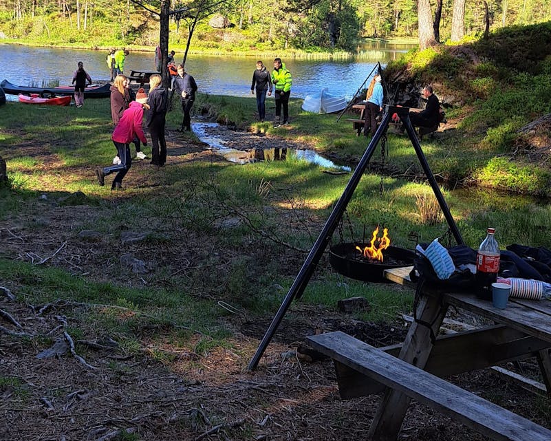 Turar i skog og mark står på aktivitetslista til 4H Solstråle. 
Foto: Privat
