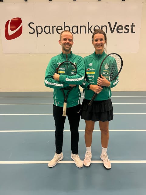 Vinnarane av turneringa; Harald Ekornrud og Annelise Skrunes.
Foto: Privat
