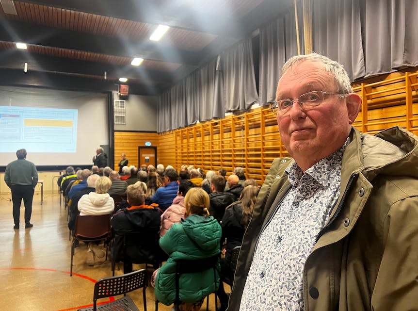 Helge Eide er hytteeigar i Vikebygd, og han trur at prosjektet på Dommersnes er eit «luftslott» som er borte igjen om nokre år - om det blir realisert. 