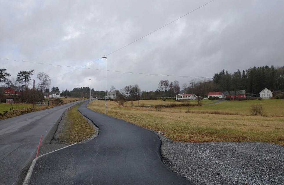 Gangstien frå Isvik mot Trovåg blei den mest populære i Ut på Tur i Vindafjord i 2023. Foto: Siri Nonslid