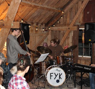Håvard Ersland Trio med Andreas Svabø (f.v.), Bjørn Syverinsen og Håvard Ersland. FOTO: NILS TOKHEIM