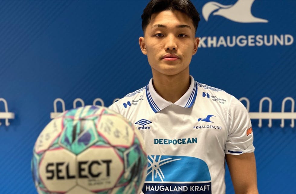 Jong-min Seo.har signert 3-årskontrakt med FK Haugesund.
FOTO: FK HAUGESUND