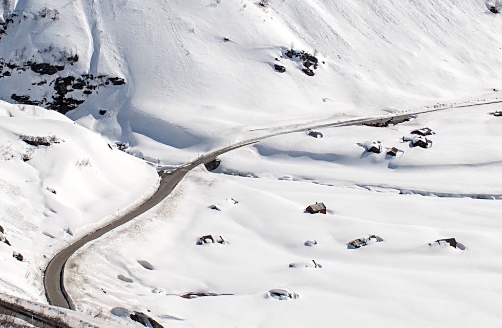 Både i Nordland og på Vestlandet kan det vere svært lett å løyse ut skred i helga. Illustrasjonsfoto frå Hola mellom Voss og Vik. Foto: Marit Hommedal / NTB/ NPK