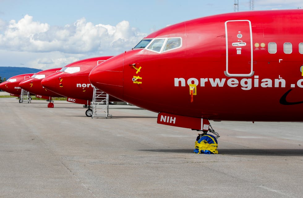 Pressekontakt Eline Skari i Norwegian seier flyselskapet har nulltoleranse overfor ureielege passasjerar. Foto: Vidar Ruud / NTB / NPK