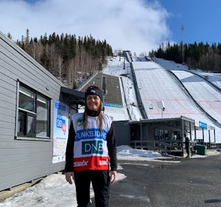 Jenny Grindheim frå Etne er med i staben som arrangerer ski-NM på Lillehammer. 
Foto: Olympiatoppen 