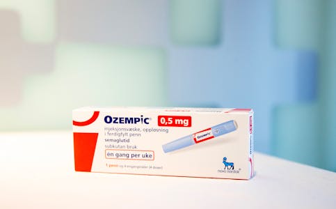 Ozempic, ein medisin som blir brukt mot overvekt og diabetes. Foto: Frederik Ringnes / NTB / NPK